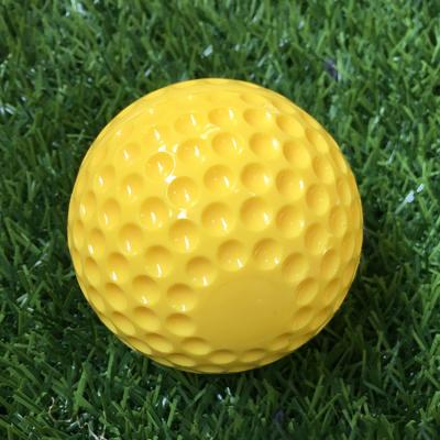 China Dimpled And Durable 12 Inch Dimpled Training Durable PU Made Softball Ball For Pitch Machine for sale