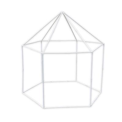 China Set Up A PVC Indoor Bracket Tent Toy Tents Accessories Game Room Tent Ultralight Building Kit Tent Pole for sale