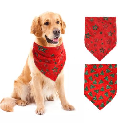 China Viable Wholesale Accessories Pet Bandana Custom Logo Accept Luxury Dog Head Scarf for sale