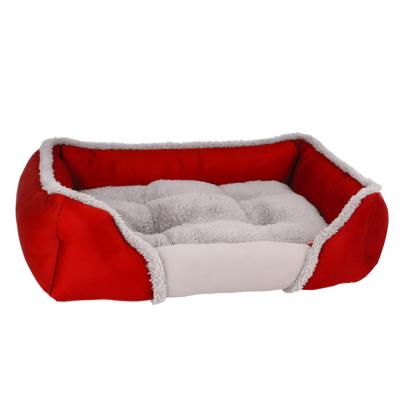 China Breathable Eco Friendly Pet Sofa Beds Modern Style 4 Sizes Machine TC Fabric Washable Durable Pet Bed Dog for sale