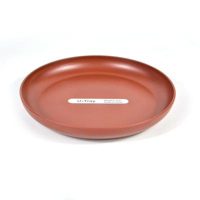 China 2021 Sustainable Made In China Restaurant Plates Universal Plastic Home Office Storage Round Fruit Tray for sale