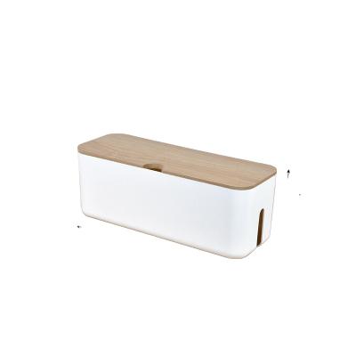 China New List Direct Selling Cable Storage Box Band Power Viable Wire Case Desktop Socket Storage Box for sale