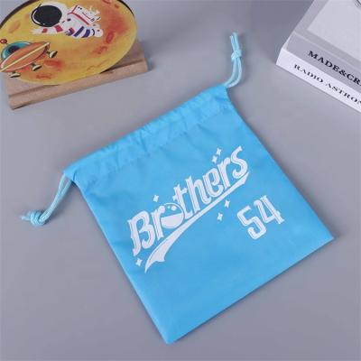 China Wholesale Cheap Custom Made Reusable Eco-friendly Logo Polyester Drawstring Backpack Bags Drawstring Bag For Kid Women Gym for sale