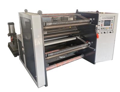 China 30mm Horizontal Slitting Machine PLC Fully Automatic Tension Control Paper Cutting Machine zu verkaufen