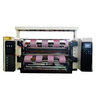 China PLC Controlled 5 KW Rewinding And Slitting Machine 460mm Winding Diameter 20g-300g Cutting for sale