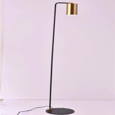 China Modern Simple Black Creative Gold UL Hat Floor Standing Lamp Iron Lighting Nordic Luxury Modern Stand Light Floor Lamp for sale