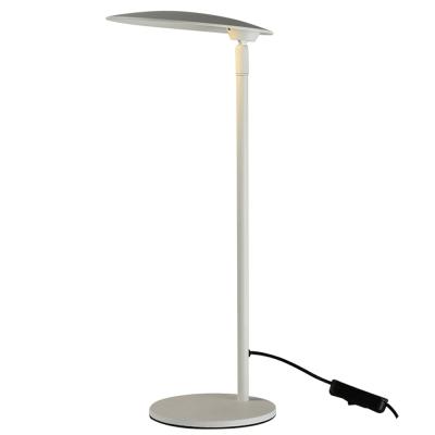 China Modern high quality home decor hotel aluminum iron white restaurant table lamp led desk lamp for sale