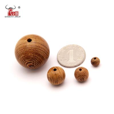 China WD002 Vintage Millettia Laurentii Wood Beads 6mm 8mm 10mm 12mm 15mm Round Wooden Beads For Jewelry Making , High Grade Hardwood Beads for sale