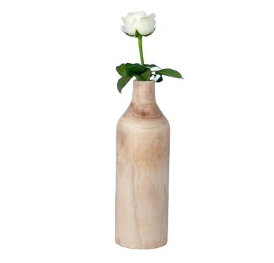 China Rustic Natural Wooden Flower Pot Planter Flower Vase Flower Pots Rustic Rustic Planters for sale