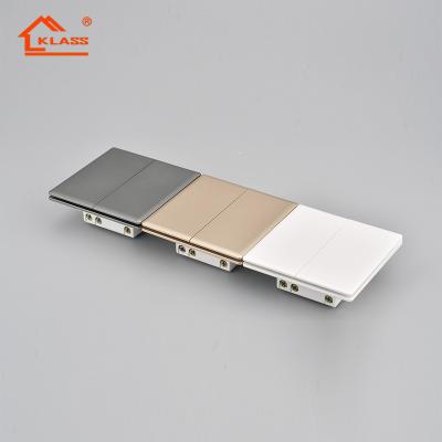 China PC + Thin Wall Copper Switch Panel 16 A British Standard Fashion Design Colorful Panel Hotel Commercial Use for sale