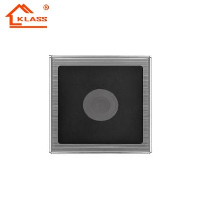 China Wholesale price mix color panel sensor direct stainless switch body BS factory offer stainless and PC separate commercial home use for sale