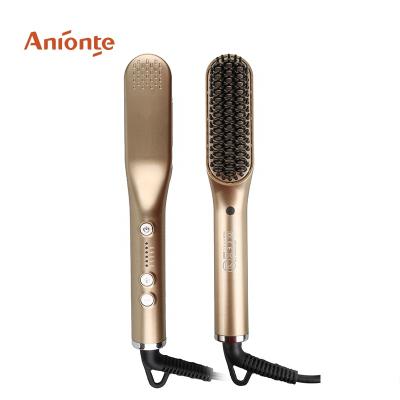 China Mini Household Hair Brush Straightener Electric Comb Men's Hair Styler for sale