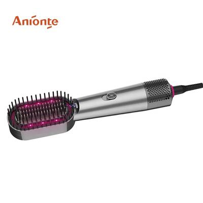 China Household hot brush and good quality new design hair straightener brush for sale