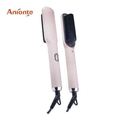 China Hot Selling Newest Newest Arrival Good Quality Round Hair Straightener Brush New Hair Straightener Comb for sale