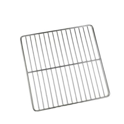 China Easily Cleaned BBQ Cooking Grids With Detachable Wooden Handle / BBQ Mesh for sale