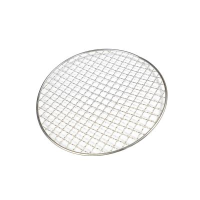 China Easily Cleaned Round Stainless Steel BBQ Cooking Grill Mesh Welding Stamping Woven Net for sale