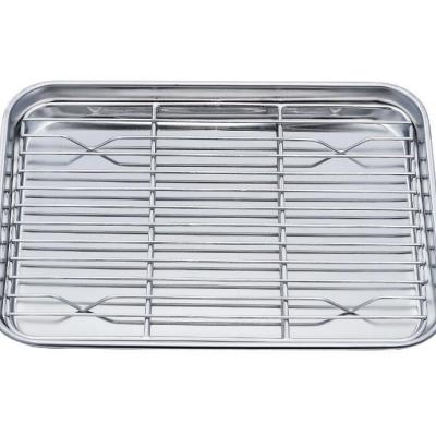 China Factory Easily Cleaned Custom Stainless Steel Oven Grill Cooking Barbecue Net for sale