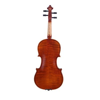 China Luxury Chinese Supplier Factory Advanced Students Oil Handmade Painted Brown Wooden Violins for sale