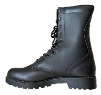 China Genuine Leather Military Boots Camp Training Ranger Boots Black for sale