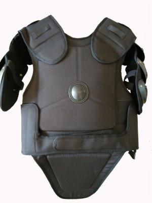 China Fully Defense Anti Riot Armor Black Rigid Flame Retardant Anti Riot Suits for sale