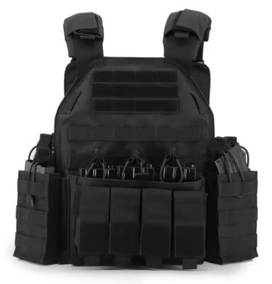 China Black Tactical Vest Chaleco Tactico HOT Gilet Tactique Plate Carrier for sale