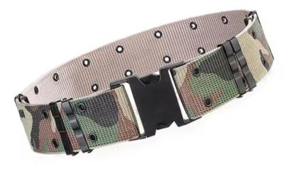 China Camouflage Tactical Belt Webbed Waist Heavy Duty Molle Combat Belt for sale