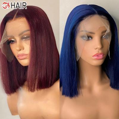 China Tangle Free And Shed Free Wholesale 150% Density Bone Lace Closure 8 Inch Straight Hair Bob Wigs, Short Bob Wigs For Black Women for sale