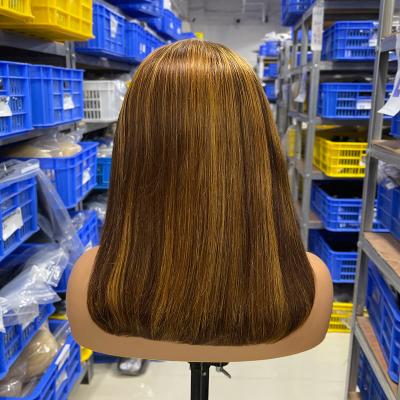 China Tangle Free and Shedding Free 100% Virgin Straight Highlight 1B Lead Wig, HD Lace Front Highlight Hair Wig, Highlight Wig Hair Bone Straight for sale