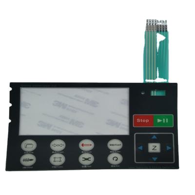 China Telecommunication Equipment 4x5 Matrix 20 Key with LED Membrane Switch Keypad Touch Sensor Membrane Panel Switch Custom Capacitive Keypad for sale