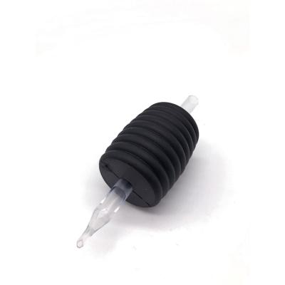 China Permanent Tattoo Black 25mm Plastic Supply Disposable Tattoo Tube Equipment Handle for sale