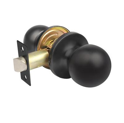 China (304/201) Stainless Steel/Iron/Wooden Lock Brass Stainless Steel Ball Entrance Entry Door Knob Lock Set Cylindrical Knobset Handle Knob Door Lock for sale