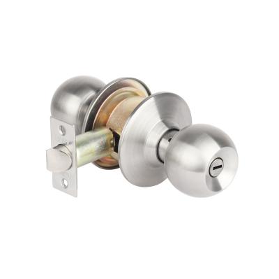 China Zinc Alloy Stainless Steel/(304/201)/Iron/Brass Factory Wholesales Stainless Steel Security Security Entry Ball Door Handle Lock Tubularround Knob Cylindrical Door Lock for sale