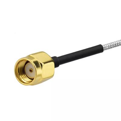 China RF Yonghao Reverse Polarized SMA Connector male female bulkhead for RG316 cable jumper for sale