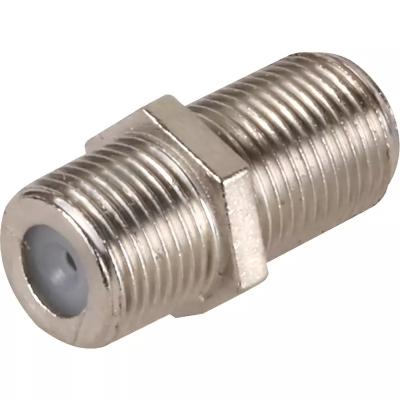 China Brass Yonghao Cable Connectors F Type Coupler female to female adapter F-KK for sale