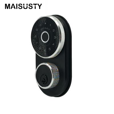 China Home Hotel Apartments Office Wholesale Digital Glass Door Lock Office Safety Key Fingerprint Combination Lock Door Deadbolt for sale