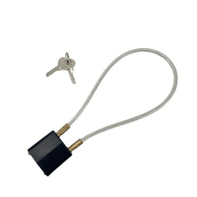 China Shotguns Handguns Gun Case Brass Cylinder Steel Cable Gun Lock 5mm Wire Rope Padlock Misfire Prevention Gun Lock for sale