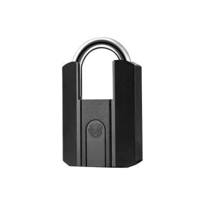 China Warehouses Zinc alloy fingerprint padlock electronic padlock  IP67 biometric outdoor padlock for sale