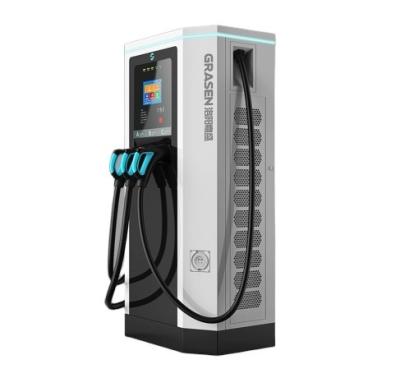 China 60kW+22kW AC/DC Integrated Public EV Charger CCS + CHAdeMO + Type - EVSE 3 GSCS060HY2 2 Outlet DC EV Charging Fast Charging Station for sale