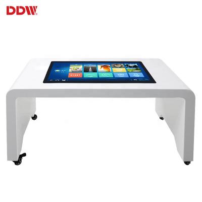 China LED Backlight 32 43 49 55 Inch LCD Touch Screen Digital Smart Interactive Multi Coffee Table for sale