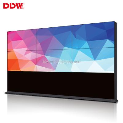 China Chinese Hot 55 Inch Indoor 3.5 Mm Bezel Ultra Narrow LCD Video Wall Panel 3x4 Original Seamless Floor Stand Video Wall for sale