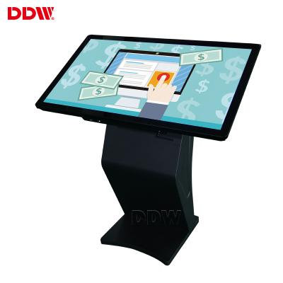 China 55inch Indoor 500nits Multi Touch Kiosk With K Shape 55