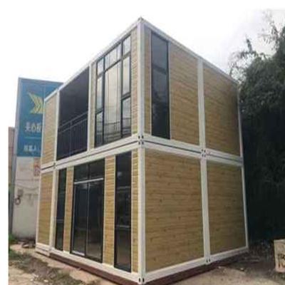 China Traditional Mobile Home Resort Prefab House Galvanized Light Steel Prefab House Fast Food for sale