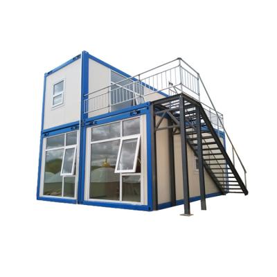 China Traditional Hot Cheap Modern Luxury Steel Frame 20ft 40ft Chinese Homemade Video Pile Building House Prefab Collapsible Fast Container Houses for sale