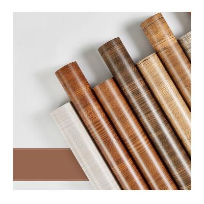 China Traditional Hot Selling Wood Grain Vinyl Self Adhesive Wallpaper For Home Decoration for sale