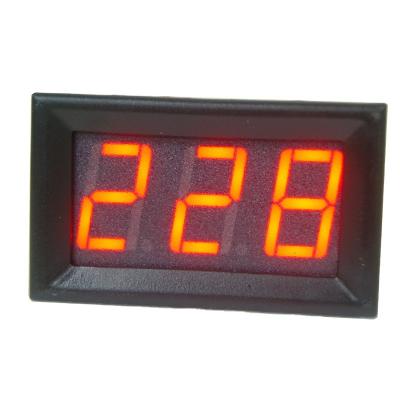 China Computer Digital AC Voltmeter 0.56 Inch 2 Wire AC70V-500V DIY Home Use RED Voltage Display for sale