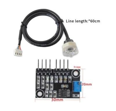 China Computer Turbidity Sensor Module Suspended Particle Water Quality Test Detection Kit For Arduino /STM32/51 Liquid Mixed DC 5V for sale