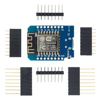 China ESP8266 ESP8266 ESP-12 ESP-12F CH340G CH340 V2 USB WeMos D1 Mini PRO V3.0.0 WIFI NodeMCU Lua IOT Board 3.3V With Pins for sale