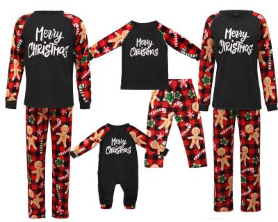 China Customized Print Breathable Customized Holiday Pajamas Christmas Pajamas Adult Winter Long Sleeve Pajamas For Family for sale