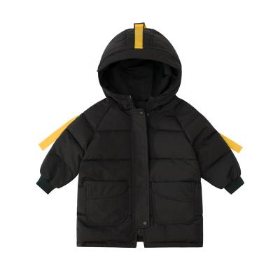 China Waterproof Winter Stripper Jacket Heavy Hooded Coat For Boy Girls for sale