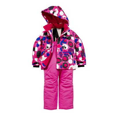 China Children's Skiing Suit Winter Snow Overall Warm Winter Waterproof Windproof Pants Skiing Coat for sale